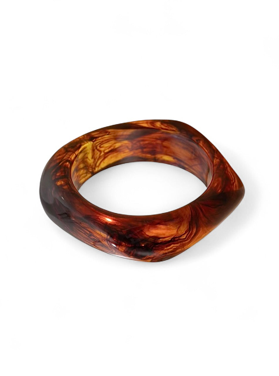 Espresso Bangle Bracelet