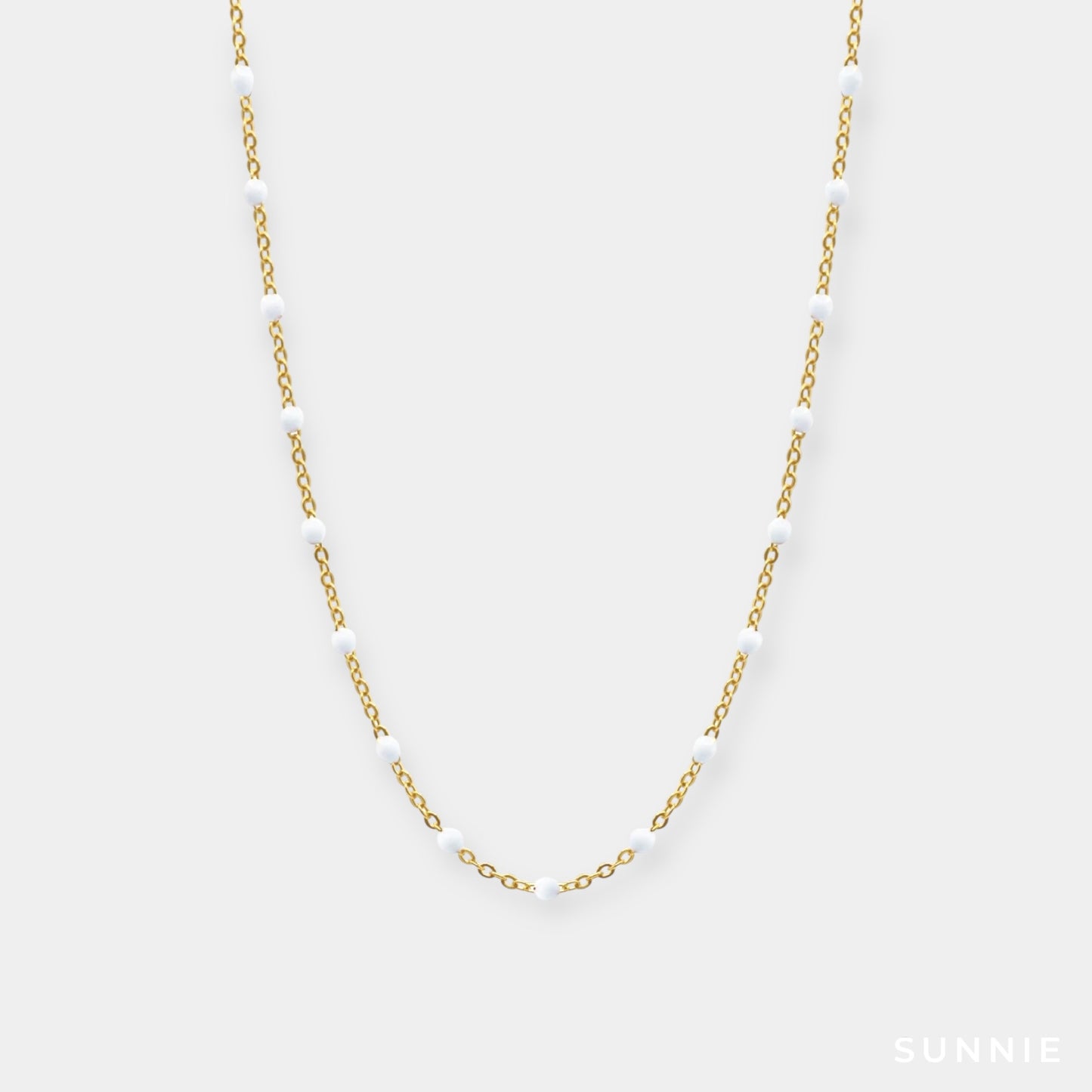 Coconut Beaded Choker