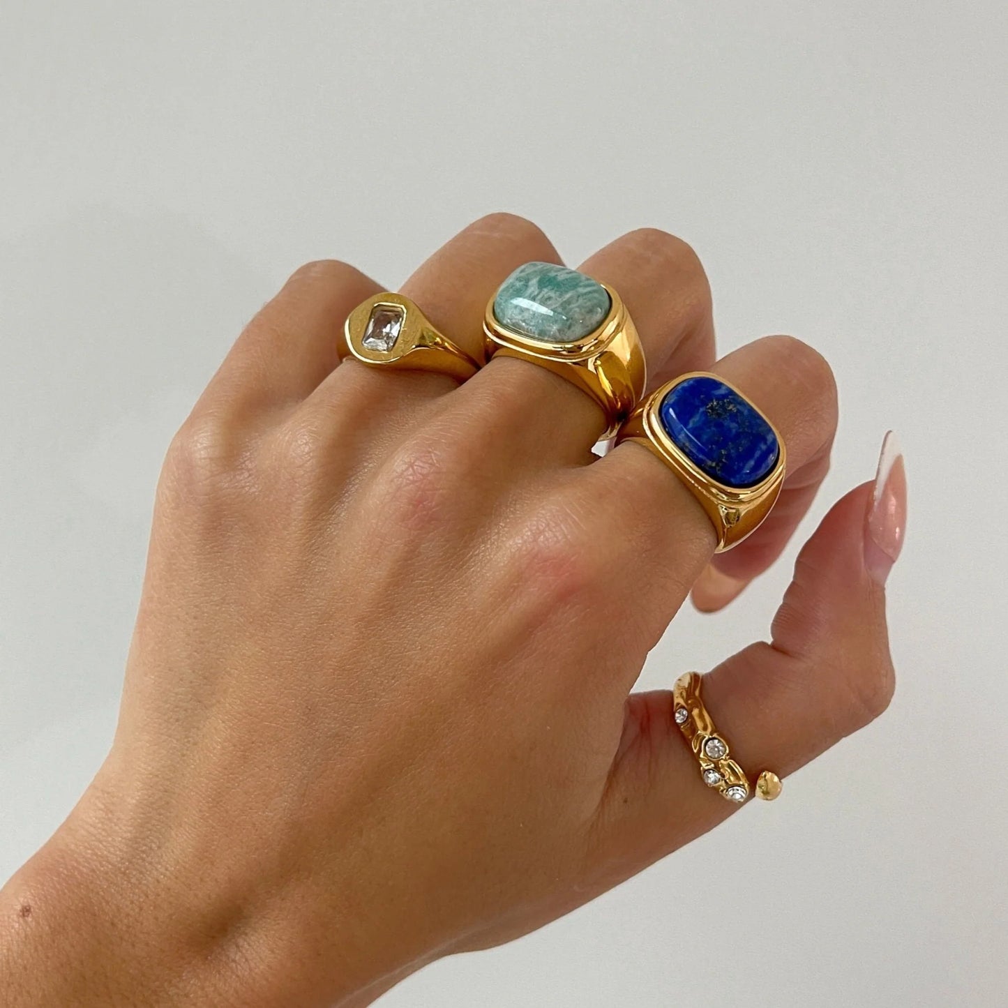 Lagoon Agate Ring