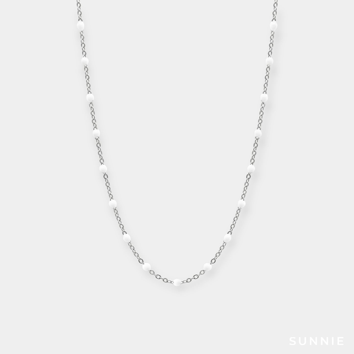 Coconut Beaded Choker