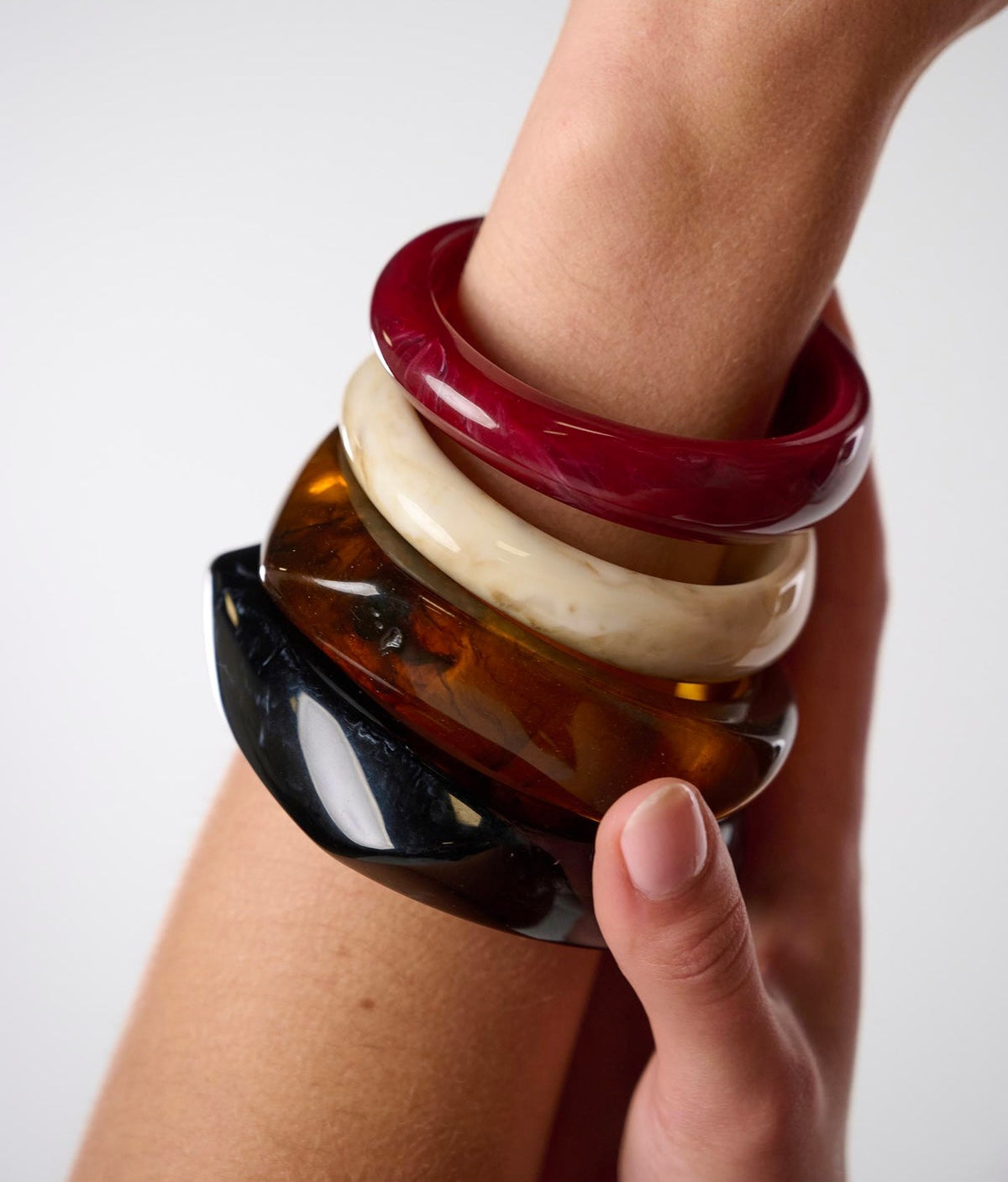 Espresso Bangle Bracelet
