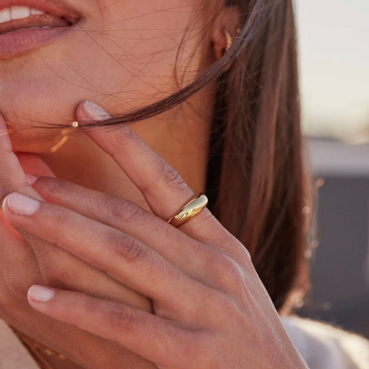 Gold Dome Ring