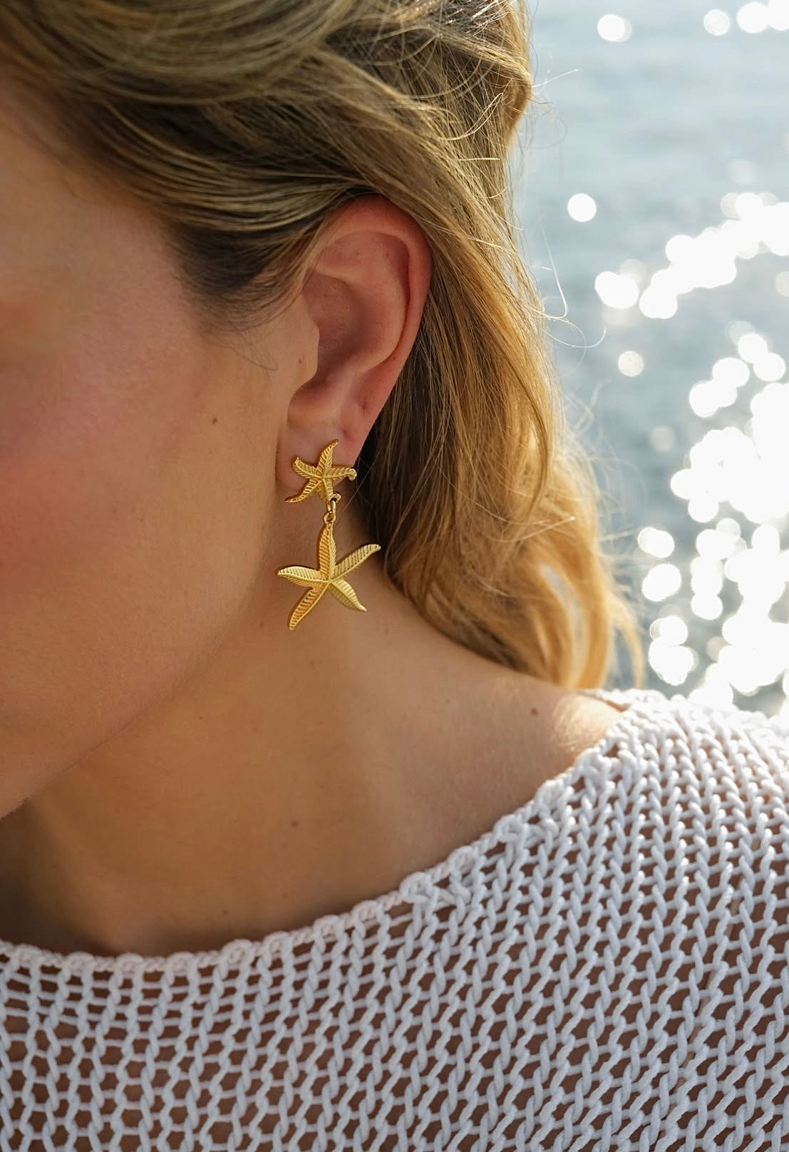 Pulau Starfish Earrings
