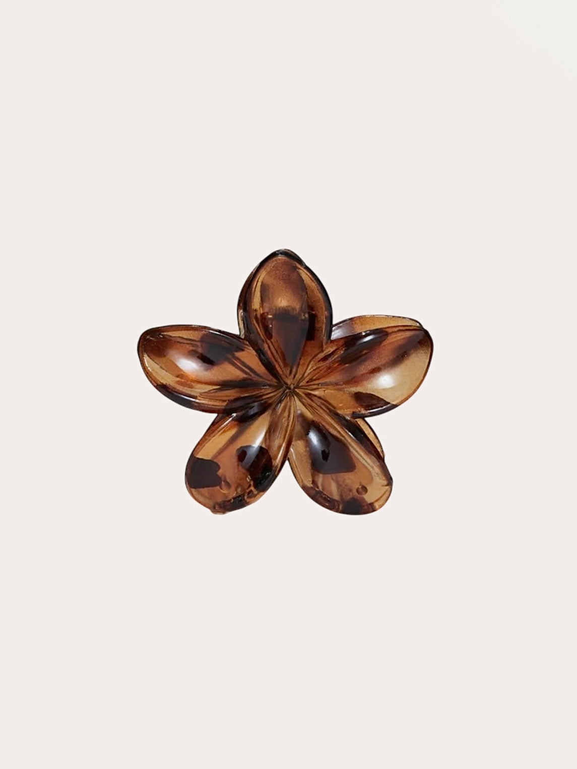 Tropical Hair Clip - Tortoise