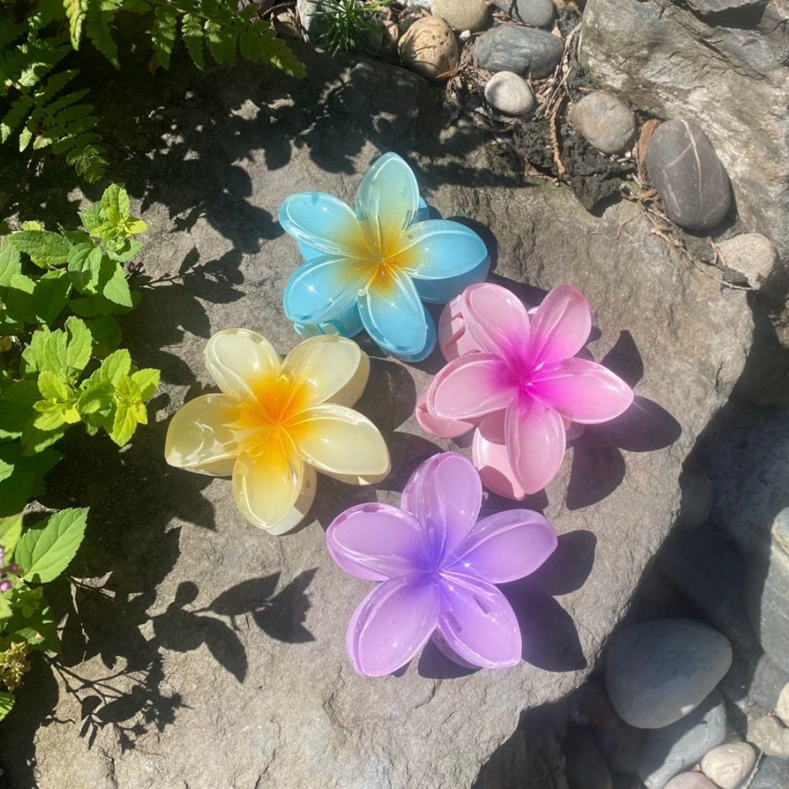 Tropical Hair Clip - Lavender