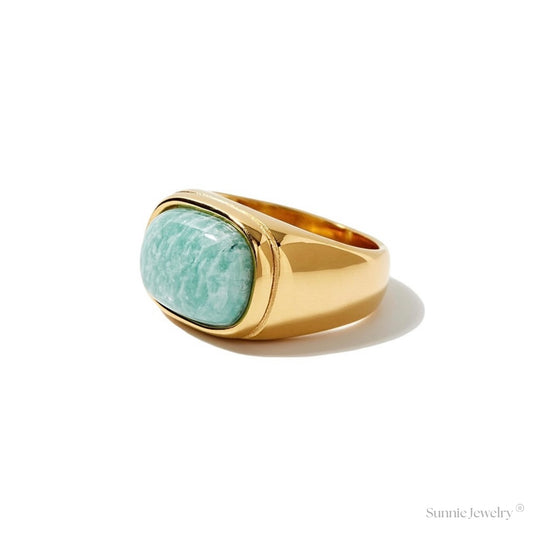 Lagoon Agate Ring