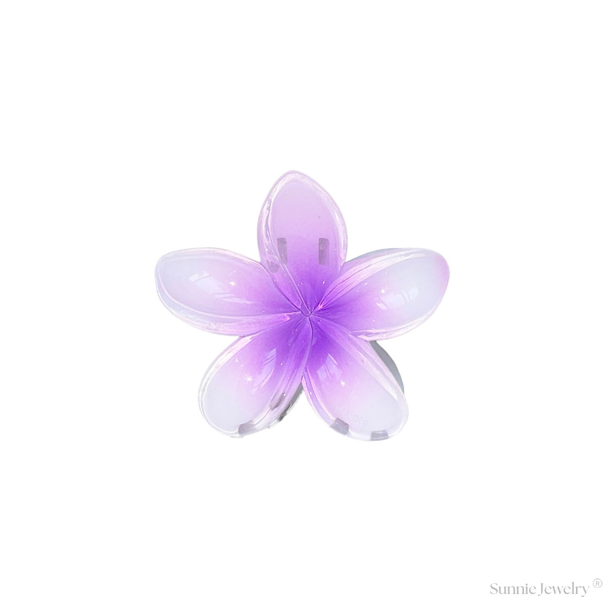 Tropical Hair Clip - Baby Lilac