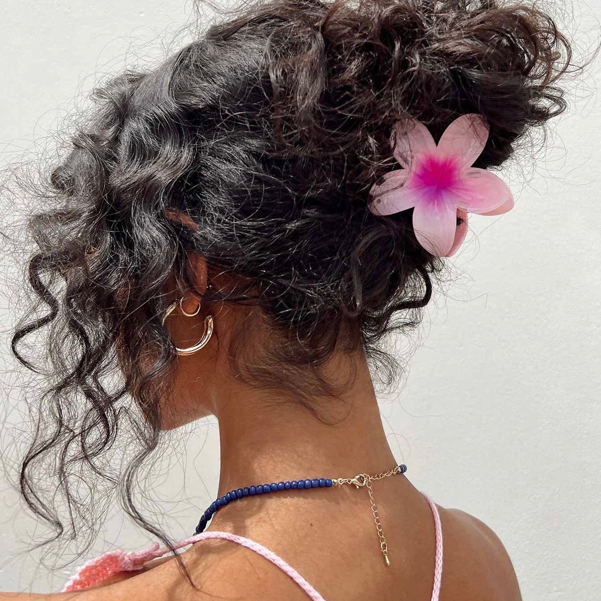 Tropical Hair Clip - Cherry Blossom