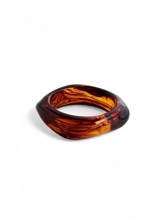 Espresso Bangle Bracelet