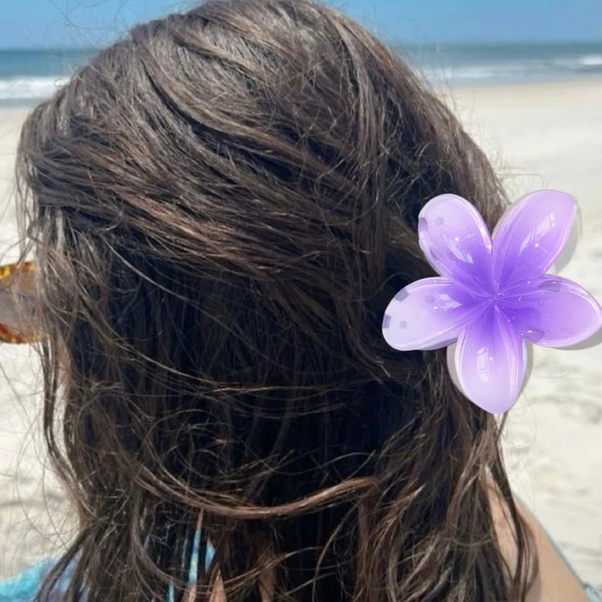 Tropical Hair Clip - Lavender