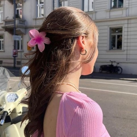 Tropical Hair Clip - Cherry Blossom