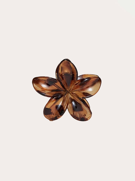 Tropical Hair Clip - Tortoise