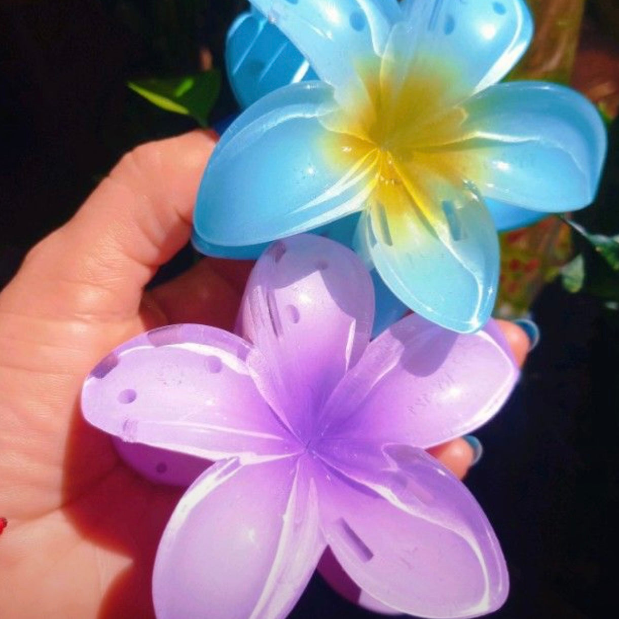 Tropical Hair Clip - Lavender