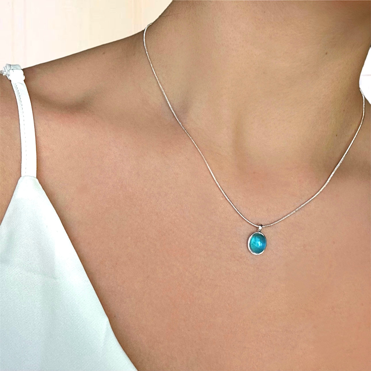 Aqua Mermaid Necklace