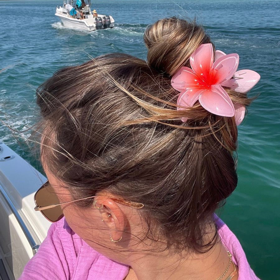 Tropical Hair Clip - Cherry Blossom