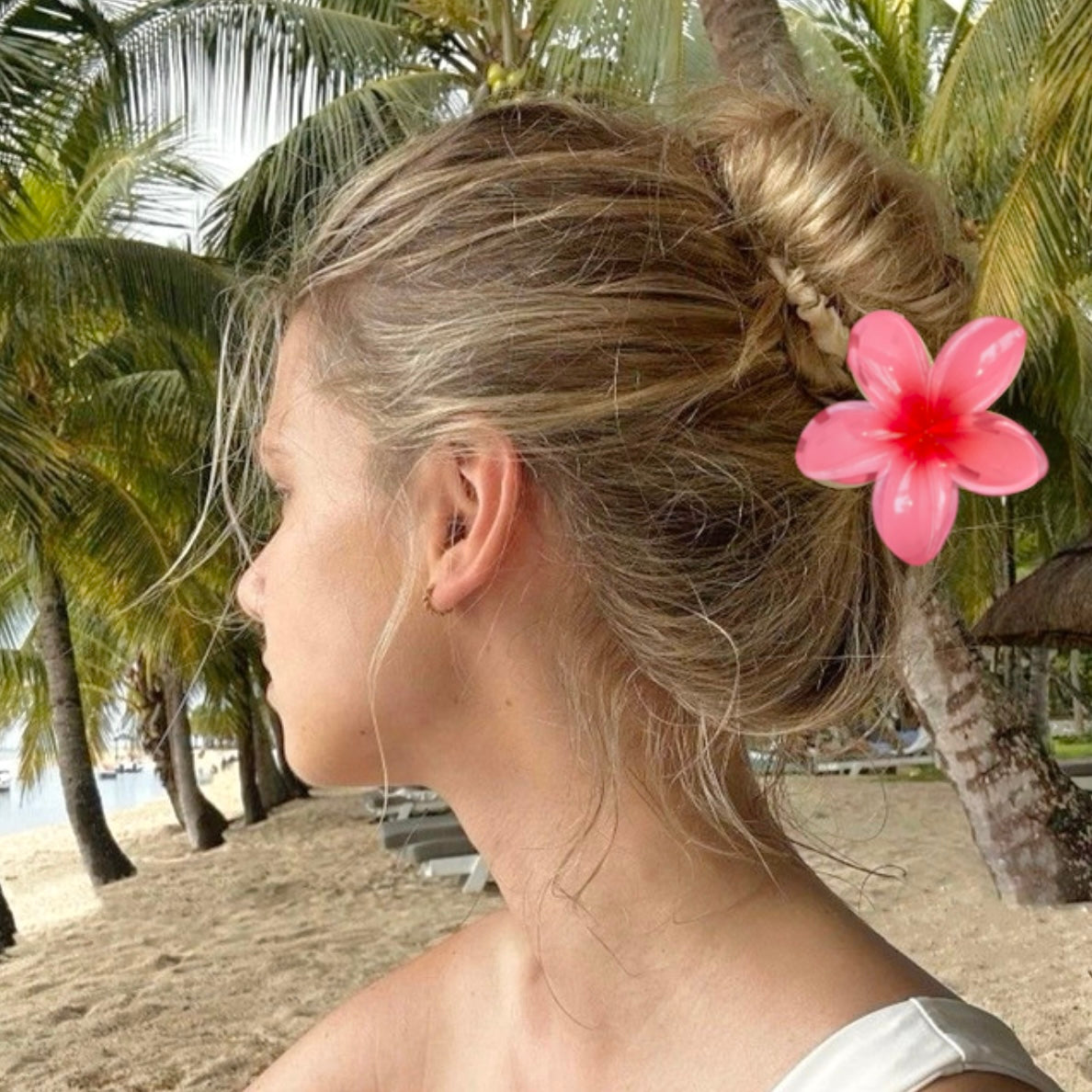 Tropical Hair Clip - Wild Orchid